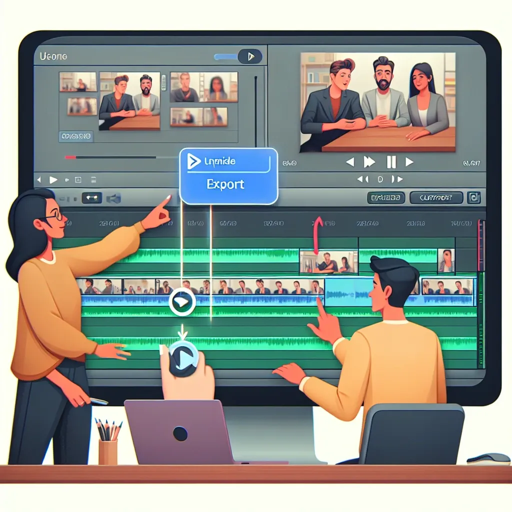 "Step-by-step guide on trimming and exporting a video section with user-friendly editing software, designed for beginners and professionals."
